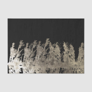 Papier Mousseline Mariage de la forêt rustique de l'arbre à glace no