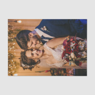Papier Mousseline Mariage personnalisé Ajoutez votre propre photo im