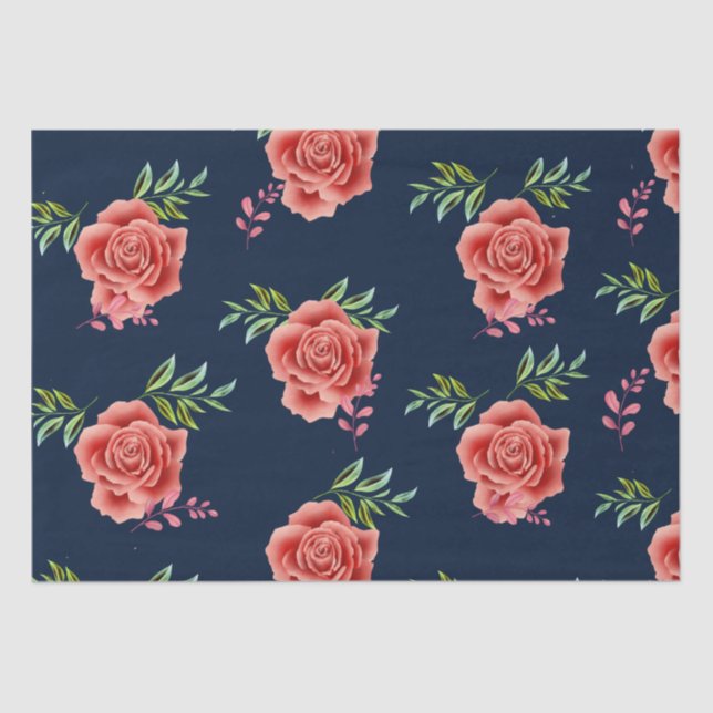 Papier Mousseline Mariage rose (Recto)