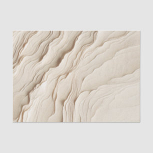 Papier Mousseline Mariage texturé bohème crème d'ivoire