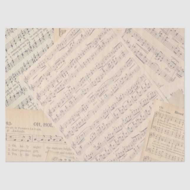 Papier Mousseline Mariage vintage (Recto)