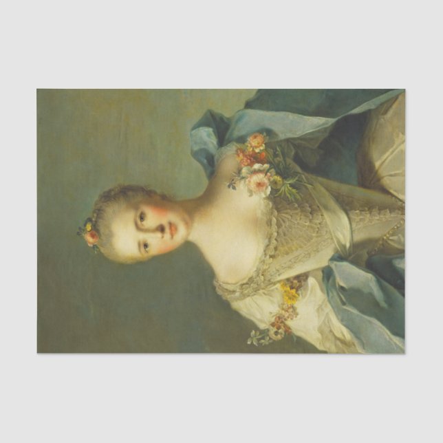 Papier Mousseline Marquise de Belestat par Jean-Marc Nattier (Recto)