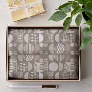 Papier Mousseline Marron Terre Neutre Nordique Scandinave