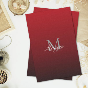 Papier Mousseline marsala abstraite minimaliste marsala rouge bordea