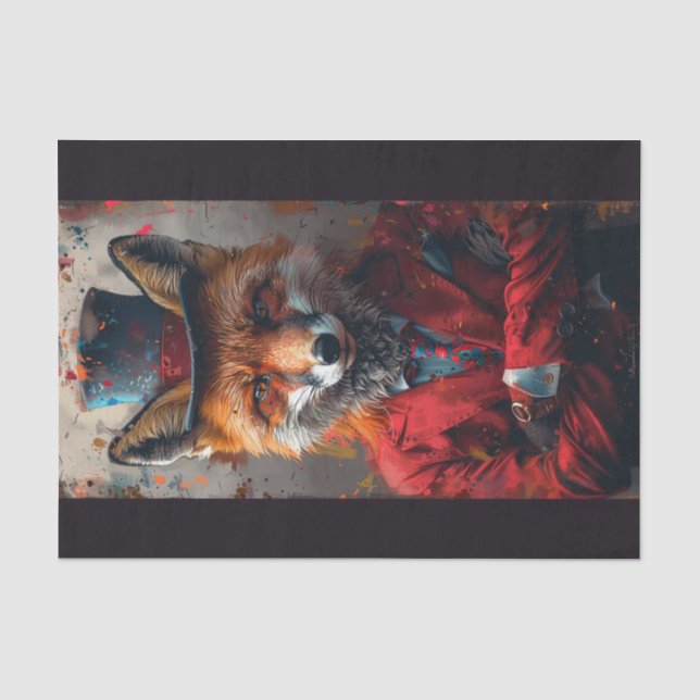 Papier Mousseline Marshall le Fox (Recto)