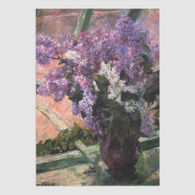 Papier Mousseline Mary Cassatt - Lilacs dans une fenêtre (Créateur téléchargé)