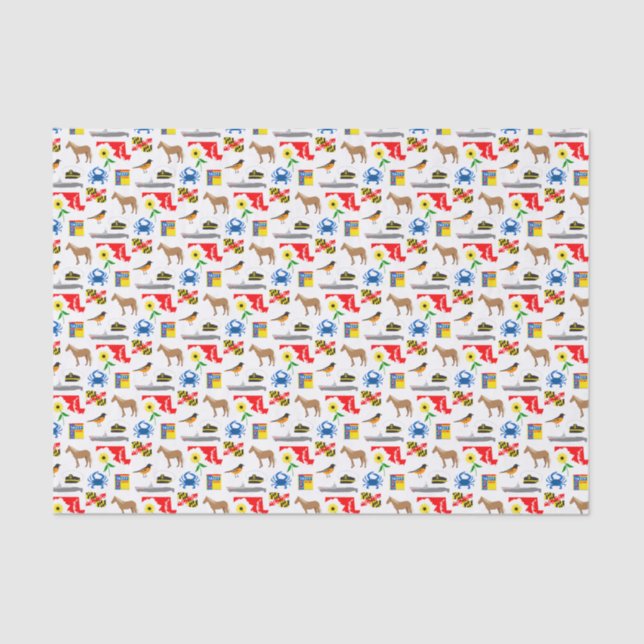 Papier Mousseline Maryland (Recto)