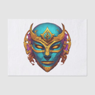 Papier Mousseline Masque de silence