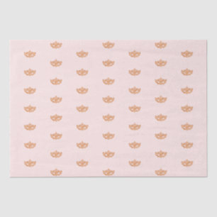 Papier Mousseline Masque or rose de fête masquade