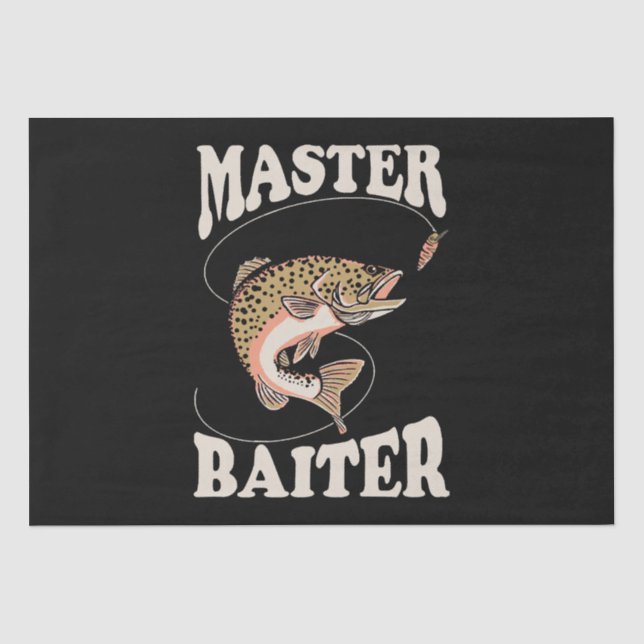 Papier Mousseline Master Baiter Fishing (Recto)