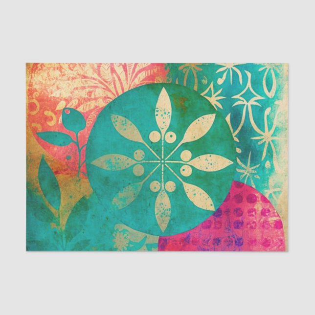 Papier Mousseline MAXIMALIST 2 beau papier découpage (Recto)