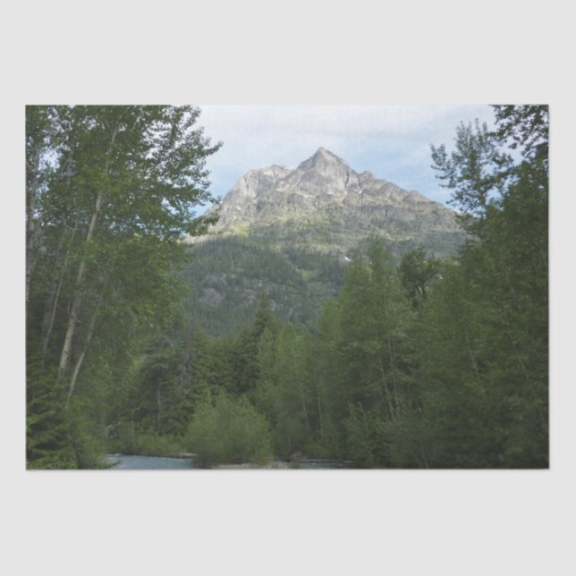 Papier Mousseline McDonald Creek au parc national des Glaciers (Recto)