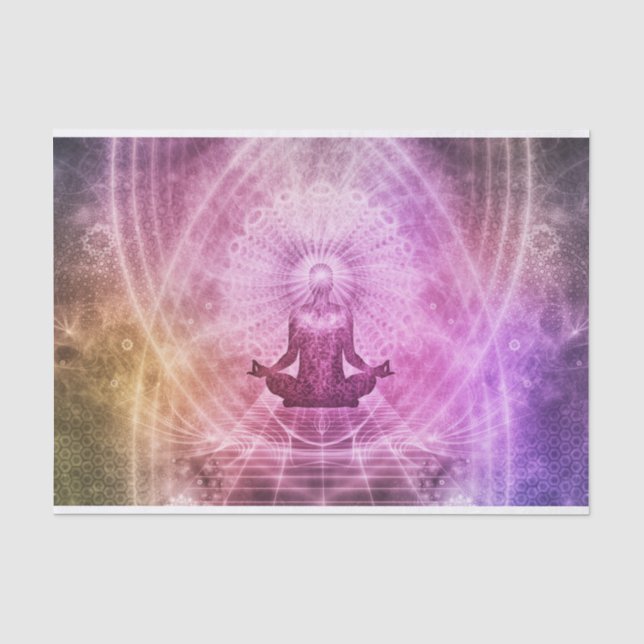Papier Mousseline Médiation yoga (Recto)
