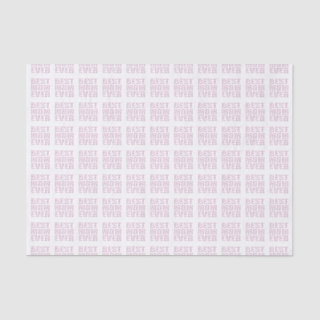 Papier Mousseline Meilleure maman jamais - Triangle géométrique bas- (Recto)