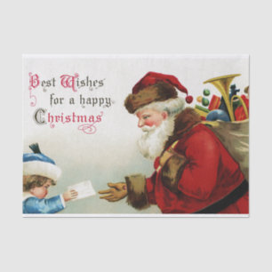 Papier Mousseline Meilleurs voeux pour un Joyeux Noël !