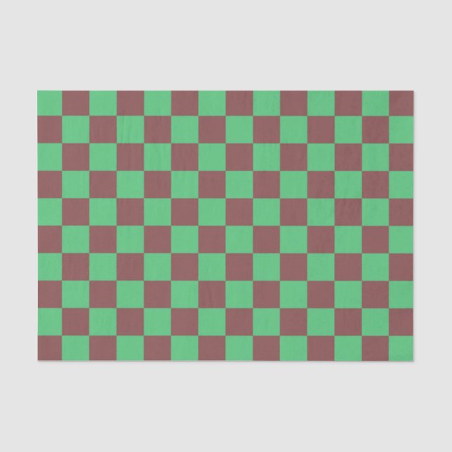 Papier Mousseline Menthe et chocolat (Recto)