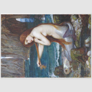 Papier Mousseline Mermaid, John William Waterhouse