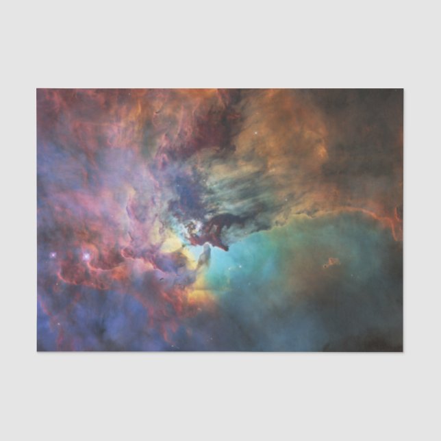 Papier Mousseline Mers tempétueuses de la lagune Nebula à Sagittariu (Recto)