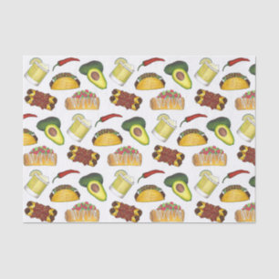 Papier Mousseline Mexique Tex Mex Nourriture Taco Enchilada Chimicha