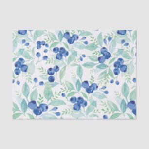Papier Mousseline Midsummer Rustic Blueberry Berry Motif d'été