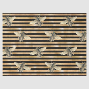 Papier Mousseline Miel Bee Series Design 10 Tissu Papier
