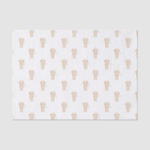 Papier Mousseline Mignonne long Haired Dachshund Chien de saucisse