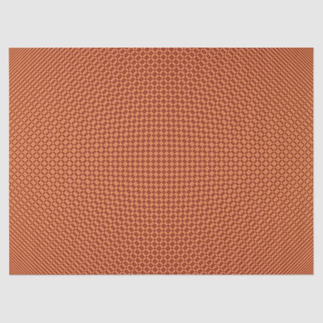 Papier Mousseline "Mirage"| Amberglow on Terracotta| (Recto)