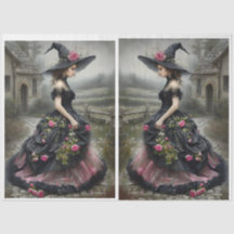 Miroir image Willow Witch Tissue Paper