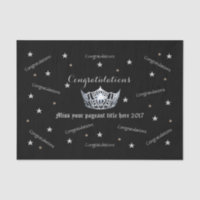 Miss America Félicitations Tissue Paper