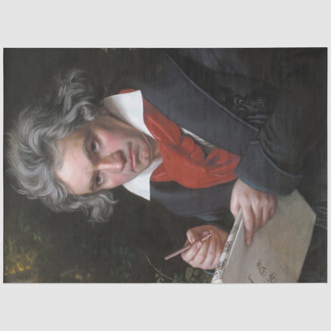 Papier Mousseline Missa Solemnis : Ludwig Beethoven Musique classiqu (Recto)