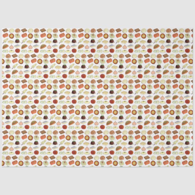 Papier Mousseline Mithai Indian Sweets confiserie Desserts Inde (Recto)