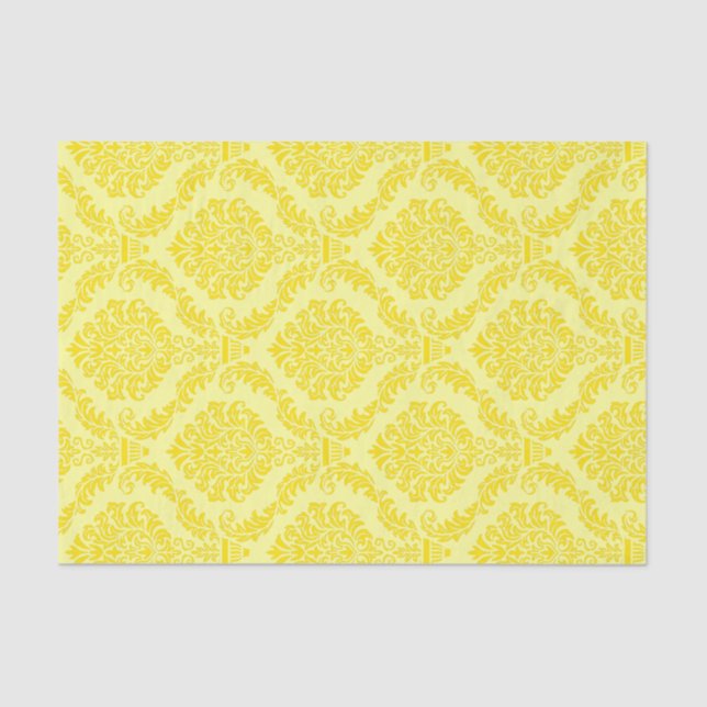 Papier Mousseline Modèle Damask de l'Empire français #11 (Recto)