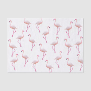 Papier Mousseline Modèle Flamingo d'été