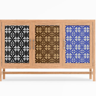 Papier Mousseline Modèle floral géométrique scandinave Abstrait