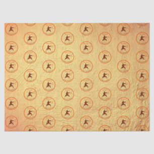 Papier Mousseline Moderne Cute Cool Arts martiaux Karate Anniversair