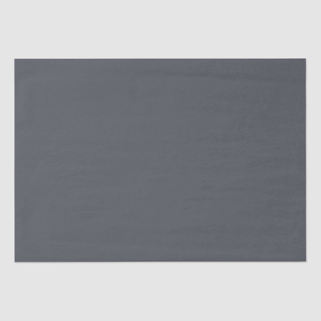 Papier Mousseline Moderne Gris de Charbon Couleur uni (Recto)