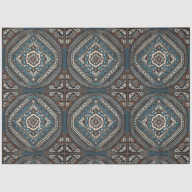 Papier Mousseline Moderne Turc Belle collection de vieux Motifs (Recto)