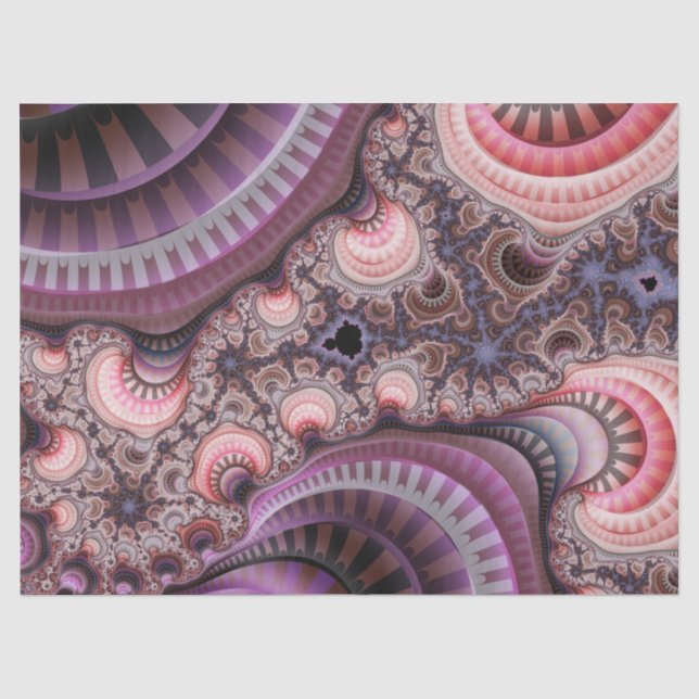 Papier Mousseline Monde de Mandelbrot de fractale nouveau (Recto)