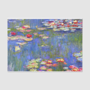 Papier Mousseline Monet Water Lilies
