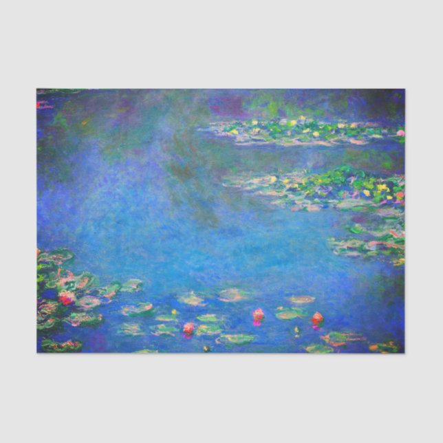 Papier Mousseline Monet Water Lilies 1906 (Recto)