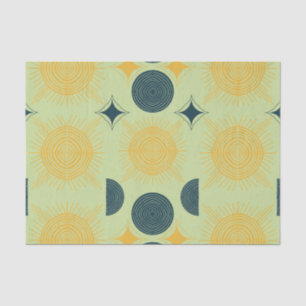 Papier Mousseline Monnaie céleste du soleil de Boho