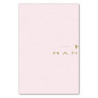 Monogram Blush | Elegant Gold Minimum