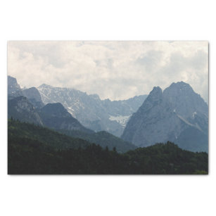 Papier Mousseline Montagnes alpines Pays Nature Photo