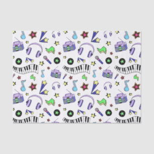 Papier Mousseline Montez la musique