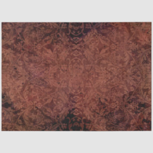 Papier Mousseline Moody Classic Motif Dark Terracotta Rouge Bourgogn
