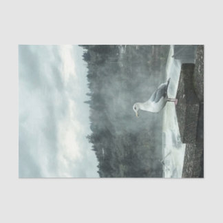 Papier Mousseline Moody Seagull Decoupage Paper