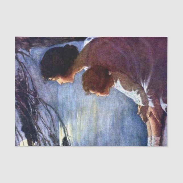 Papier Mousseline "Moonbeams" de Jessie Willcox Smith (Recto)