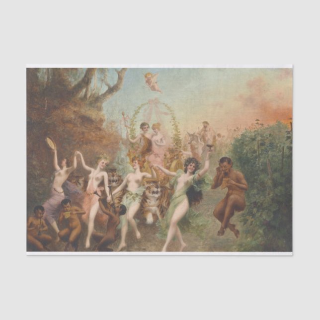 Papier Mousseline Moritz Stifter Fest der Faune und Nymphen (Recto)