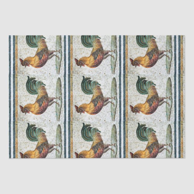 Papier Mousseline MOSAICS DE ROMAN Antique (Recto)