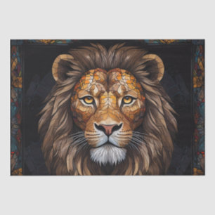 Papier Mousseline Mosaïque Zebra Vibrant